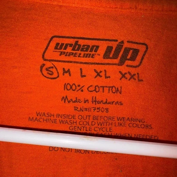 Men’s Urban Pipeline orange graphic tee Size S #graphictee #orange - Picture 2 of 3